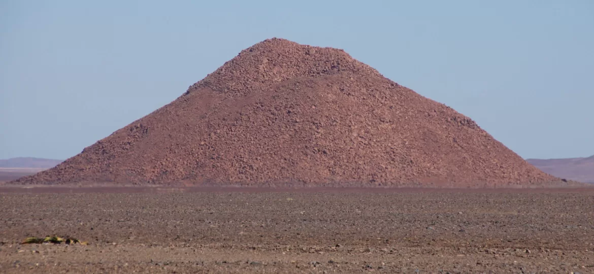 Messum Crater in het Dorob National Park