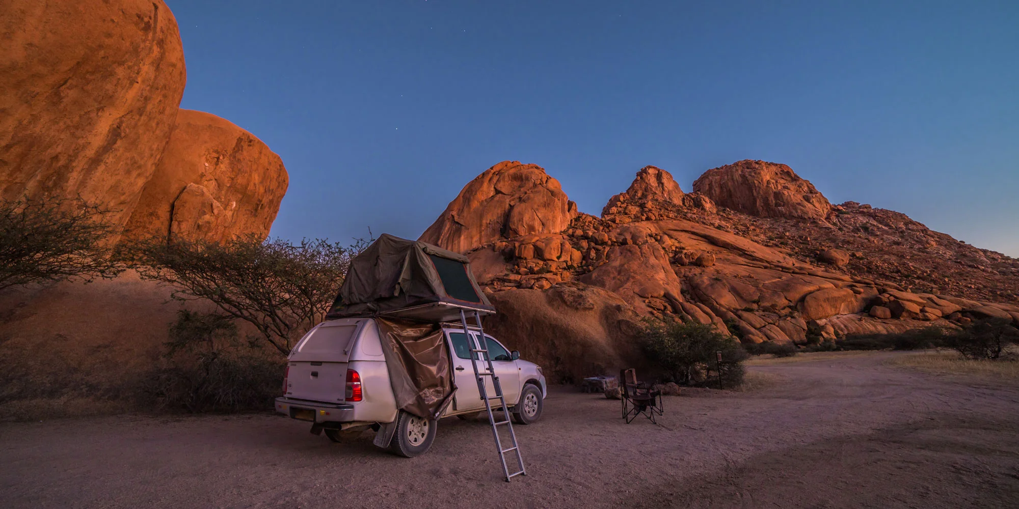Voorbereiding Camper roadtrip door Namibië